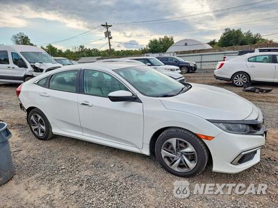Czwarte zdjęcie samochodu z boku: 2020 HONDA CIVIC LX VIN:2HGFC2F64LH533303 - miniatura