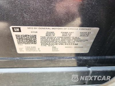 Zdjęcie 13 z 13 samochodu: 2020 CHEVROLET EQUINOX LT VIN:2GNAXUEV8L6112348 - miniatura