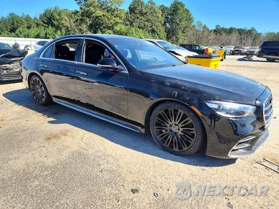 Czwarte zdjęcie samochodu z boku: 2022 MERCEDES-BENZ S 500 4MATIC VIN:W1K6G6DB2NA141437 - miniatura