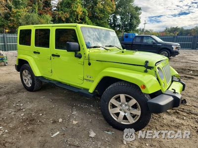 Czwarte zdjęcie samochodu z boku: 2017 JEEP WRANGLER UNLIMITED SAHARA VIN:1C4HJWEGXHL507989 - miniatura