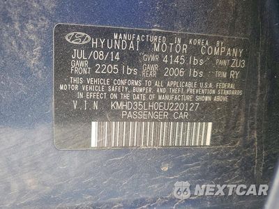 Zdjęcie 12 z 12 samochodu: 2014 HYUNDAI ELANTRA GT BASE VIN:KMHD35LH0EU220127 - miniatura