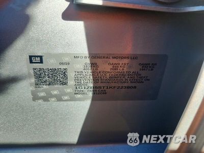 Zdjęcie 13 z 13 samochodu: 2019 CHEVROLET MALIBU LS VIN:1G1ZB5ST1KF223808 - miniatura