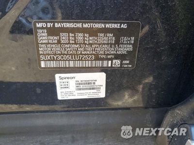 Zdjęcie 14 z 14 samochodu: 2020 BMW X3 SDRIVE30I VIN:5UXTY3C05LLU72523 - miniatura