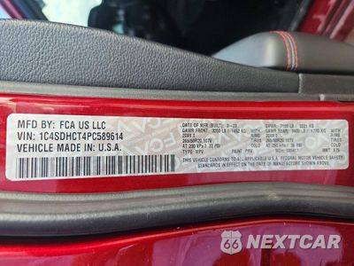 Zdjęcie 14 z 14 samochodu: 2023 DODGE DURANGO R/T VIN:1C4SDHCT4PC589614 - miniatura