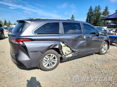 Trzecie zdjęcie samochodu z tyłu: 2025 TOYOTA SIENNA LIMITED 7-PASSENGER VIN:5TDZSKFC7SS205491 - miniatura