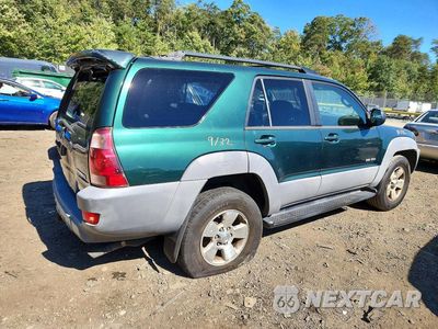Trzecie zdjęcie samochodu z tyłu: 2003 TOYOTA 4RUNNER SR5 VIN:JTEBU14R230003218 - miniatura