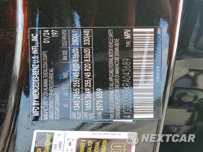 Zdjęcie 14 z 14 samochodu: 2024 MERCEDES-BENZ EQE SUV 350+ VIN:4JGGM2BB4RA043689 - miniatura
