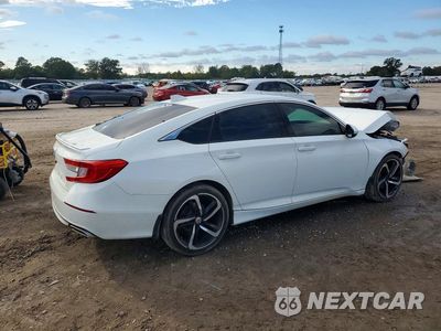 Trzecie zdjęcie samochodu z tyłu: 2020 HONDA ACCORD SPORT VIN:1HGCV1F32LA143831 - miniatura