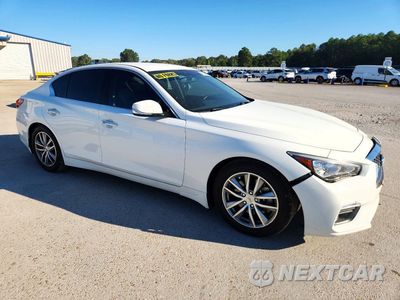 Czwarte zdjęcie samochodu z boku: 2021 INFINITI Q50 PURE VIN:JN1EV7AP2MM702530 - miniatura