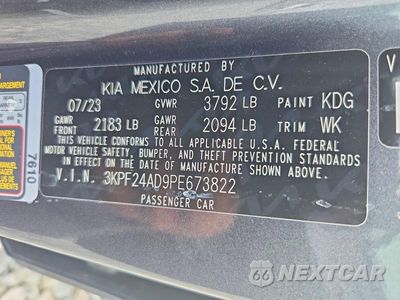Zdjęcie 12 z 12 samochodu: 2023 KIA FORTE LXS VIN:3KPF24AD9PE673822 - miniatura
