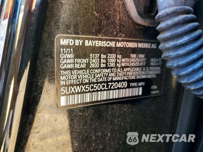 Zdjęcie 12 z 12 samochodu: 2012 BMW X3 XDRIVE28I VIN:5UXWX5C50CL720409 - miniatura