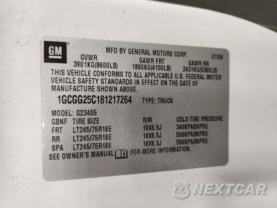 Zdjęcie 13 z 13 samochodu: 2008 CHEVROLET EXPRESS 2500 DELIVERY VAN VIN:1GCGG25C181217264 - miniatura