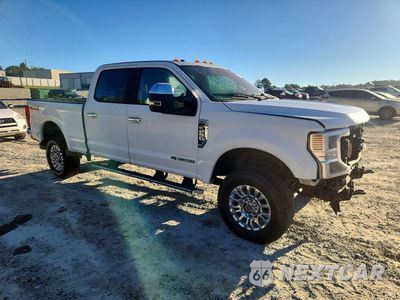 Czwarte zdjęcie samochodu z boku: 2021 FORD F250 SUPER DUTY VIN:1FT7W2BT6MEE09337 - miniatura