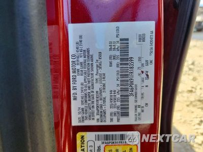 Zdjęcie 12 z 12 samochodu: 2016 FORD FUSION VIN:3FA6P0K91FR183599 - miniatura