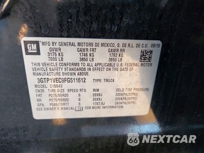 Zdjęcie 13 z 13 samochodu: 2015 GMC SIERRA C1500 SLT VIN:3GTP1VEC9FG511612 - miniatura