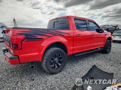Trzecie zdjęcie samochodu z tyłu: 2018 FORD F150 SUPERCREW VIN:1FTEW1CG1JKD00462 - miniatura