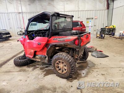 Trzecie zdjęcie samochodu z tyłu: 2016 POLARIS GENERAL 1000 UTILITY VEHICLE VIN:3NSRGE990GH862358 - miniatura