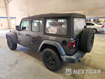 Drugie zdjęcie samochodu z przodu: 2018 JEEP WRANGLER UNLIMITED SPORT VIN:1C4HJXDG5JW127907 - miniatura