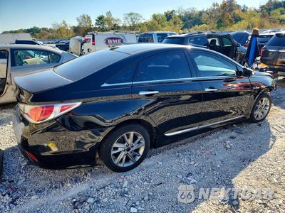 Trzecie zdjęcie samochodu z tyłu: 2015 HYUNDAI SONATA HYBRID LIMITED VIN:KMHEC4A4XFA131893 - miniatura