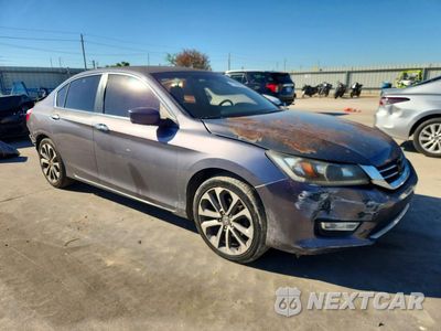 Czwarte zdjęcie samochodu z boku: 2013 HONDA ACCORD SPORT VIN:1HGCR2F57DA263590 - miniatura