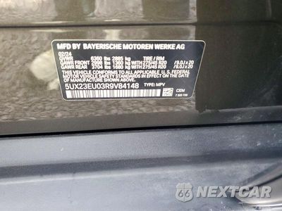 Zdjęcie 13 z 13 samochodu: 2024 BMW X5 XDRIVE40I VIN:5UX23EU03R9V84148 - miniatura