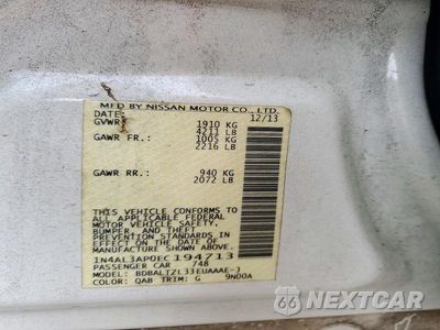 Zdjęcie 12 z 12 samochodu: 2014 NISSAN ALTIMA 2.5 SV VIN:1N4AL3AP0EC194713 - miniatura