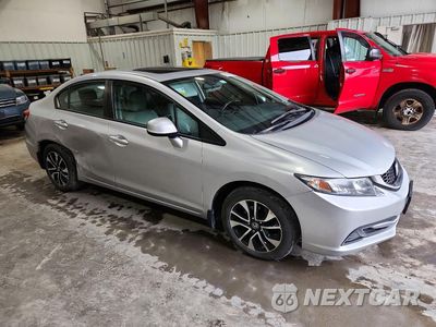 Czwarte zdjęcie samochodu z boku: 2013 HONDA CIVIC EX VIN:19XFB2F89DE276171 - miniatura