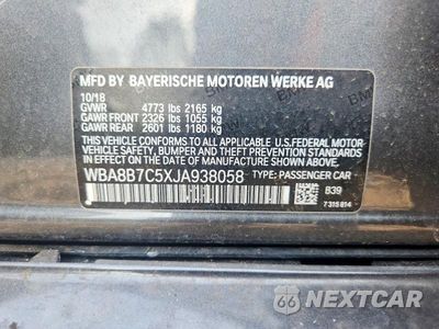 Zdjęcie 12 z 12 samochodu: 2018 BMW 340 XI VIN:WBA8B7C5XJA938058 - miniatura