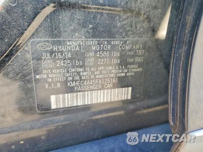 Zdjęcie 12 z 12 samochodu: 2015 HYUNDAI SONATA HYBRID BASE VIN:KMHEC4A45FA125161 - miniatura