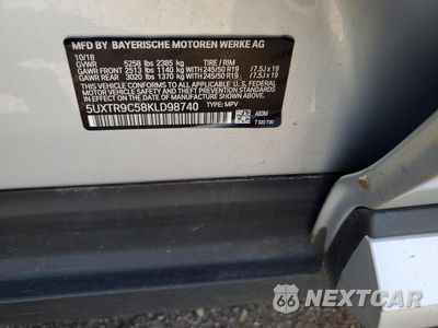 Zdjęcie 12 z 12 samochodu: 2019 BMW X3 XDRIVE30I VIN:5UXTR9C58KLD98740 - miniatura