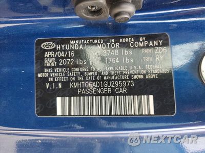 Zdjęcie 13 z 13 samochodu: 2016 HYUNDAI VELOSTER BASE VIN:KMHTC6AD1GU295973 - miniatura
