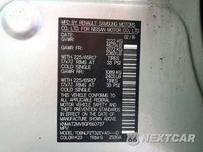 Zdjęcie 13 z 13 samochodu: 2016 NISSAN ROGUE S VIN:KNMAT2MV8GP660737 - miniatura