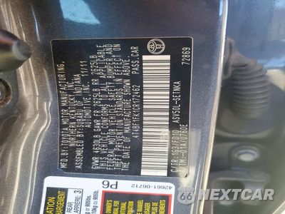 Zdjęcie 13 z 13 samochodu: 2012 TOYOTA CAMRY LE VIN:4T4BF1FK1CR172462 - miniatura