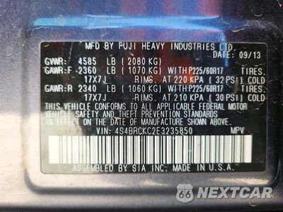 Zdjęcie 14 z 14 samochodu: 2014 SUBARU OUTBACK 2.5I LIMITED VIN:4S4BRCKC2E3235850 - miniatura