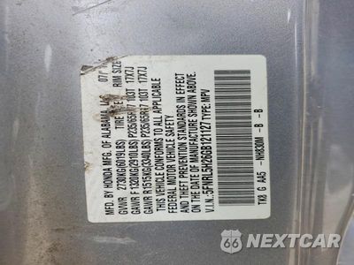Zdjęcie 13 z 13 samochodu: 2016 HONDA ODYSSEY LX VIN:5FNRL5H26GB121127 - miniatura