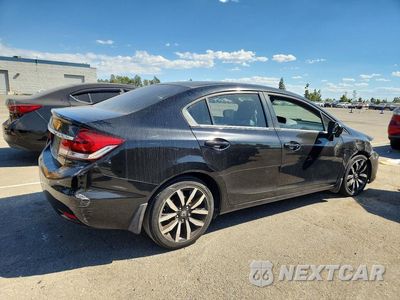 Trzecie zdjęcie samochodu z tyłu: 2015 HONDA CIVIC EXL VIN:2HGFB2F99FH512626 - miniatura