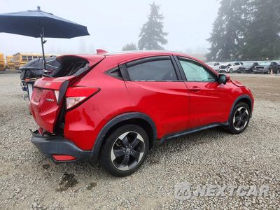 Trzecie zdjęcie samochodu z tyłu: 2018 HONDA HR-V EXL VIN:3CZRU6H72JM701566 - miniatura