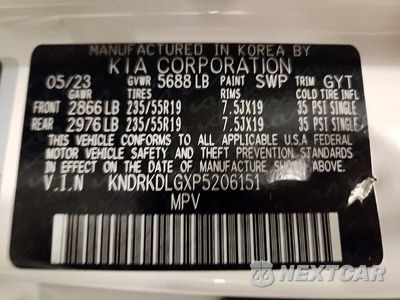 Zdjęcie 13 z 13 samochodu: 2023 KIA SORENTO SXP VIN:KNDRKDLGXP5206151 - miniatura