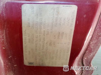 Zdjęcie 12 z 12 samochodu: 1993 CHEVROLET S TRUCK S10 VIN:1GCCS14A0P8150475 - miniatura