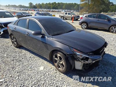 Czwarte zdjęcie samochodu z boku: 2021 HYUNDAI ELANTRA SEL VIN:5NPLN4AG8MH042281 - miniatura