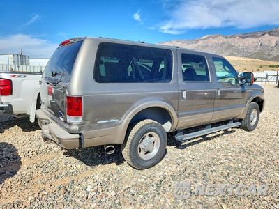 Trzecie zdjęcie samochodu z tyłu: 2005 FORD EXCURSION EDDIE BAUER VIN:1FMSU45P55ED43483 - miniatura
