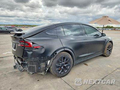 Trzecie zdjęcie samochodu z tyłu: 2023 TESLA MODEL X VIN:7SAXCDE50PF428991 - miniatura
