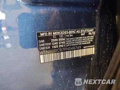 Zdjęcie 13 z 13 samochodu: 2023 MERCEDES-BENZ EQB 250+ VIN:W1N9M0CB7PN048769 - miniatura