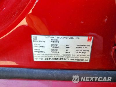 Zdjęcie 12 z 12 samochodu: 2013 TESLA MODEL S VIN:5YJSA1CN5DFP15673 - miniatura