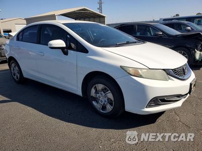Czwarte zdjęcie samochodu z boku: 2015 HONDA CIVIC LX VIN:2HGFB2F55FH511048 - miniatura