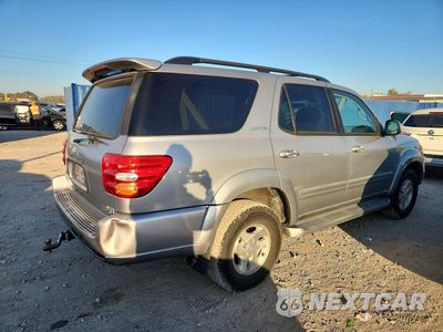 Trzecie zdjęcie samochodu z tyłu: 2002 TOYOTA SEQUOIA LIMITED VIN:5TDZT38A92S067158 - miniatura