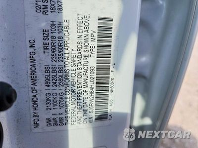 Zdjęcie 13 z 13 samochodu: 2022 HONDA CR-V EXL VIN:5J6RW2H84HL021093 - miniatura
