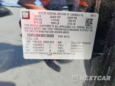 Zdjęcie 14 z 14 samochodu: 2014 CHEVROLET EQUINOX LS VIN:2GNFLEEK9E6136268 - miniatura
