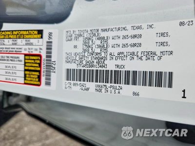 Zdjęcie 12 z 12 samochodu: 2024 TOYOTA TUNDRA LIMITED VIN:5TFWA5DB0RX134043 - miniatura