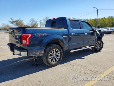 Trzecie zdjęcie samochodu z tyłu: 2017 FORD F150 SUPERCREW VIN:1FTEW1EG9HFC48790 - miniatura